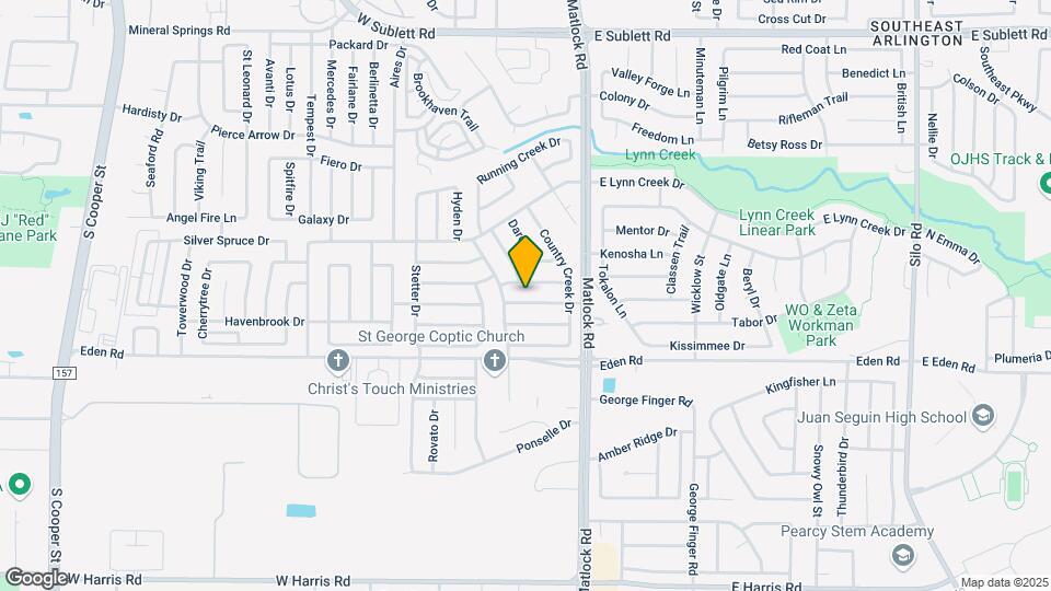 819 Crystal Creek Ln Map and Location Details