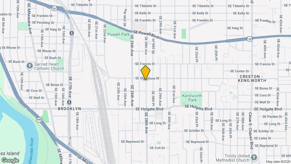 4113 SE 28th Ave Map and Location Details