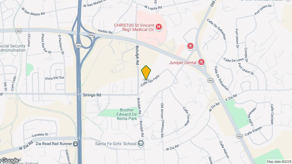 161 Calle Ojo Feliz Map and Location Details