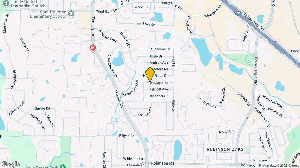 2612 Weslayan Dr Map and Location Details