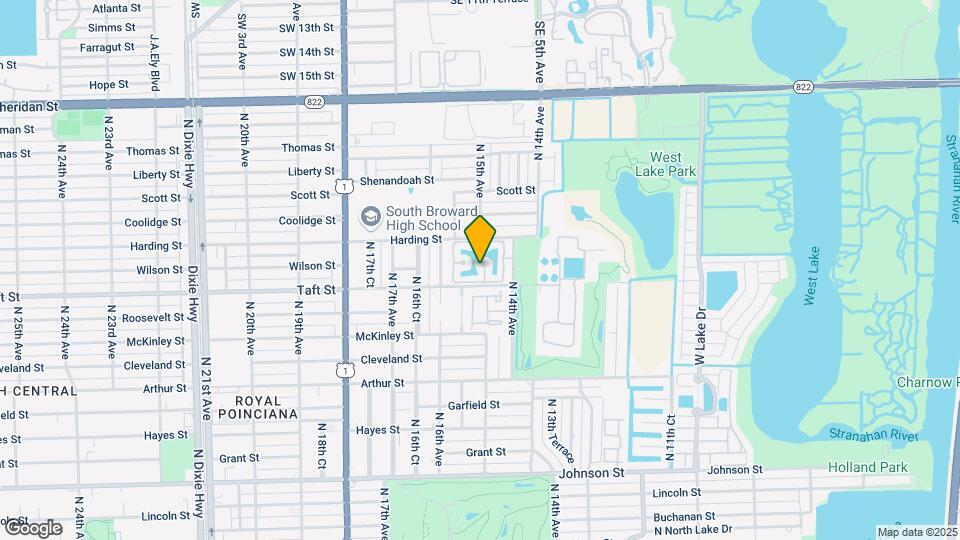 1734 Royal Palm Way Mapa y Detalles de la Ubicación