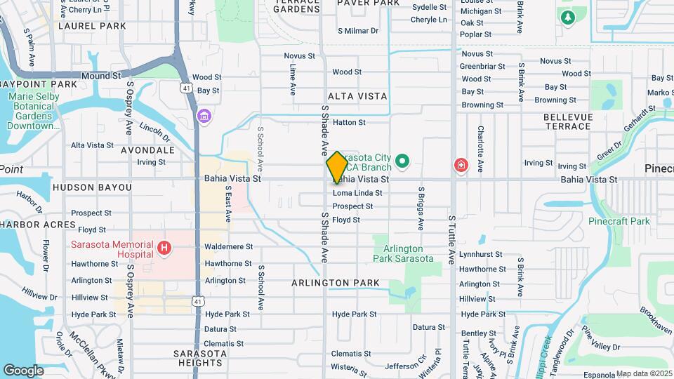 2431 Loma Linda St Map and Location Details