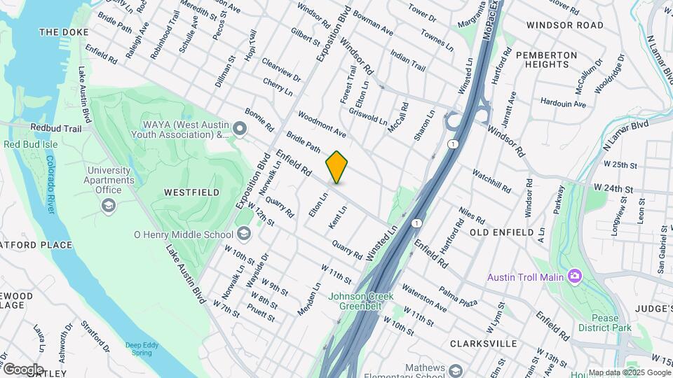 2308 Enfield Rd Map and Location Details