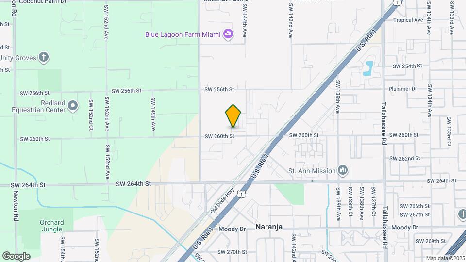 14482 SW 259th St Map and Location Details