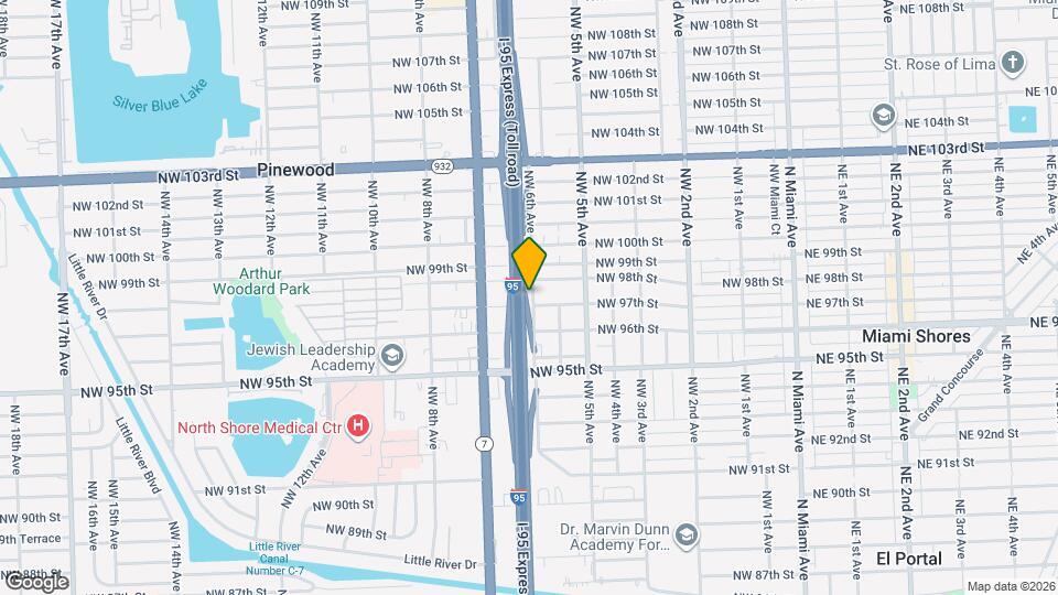 603 NW 97th St Map and Location Details