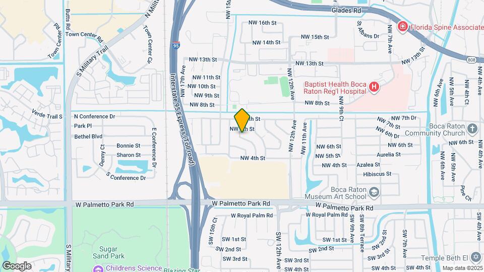 580 NW 13th Dr Map and Location Details