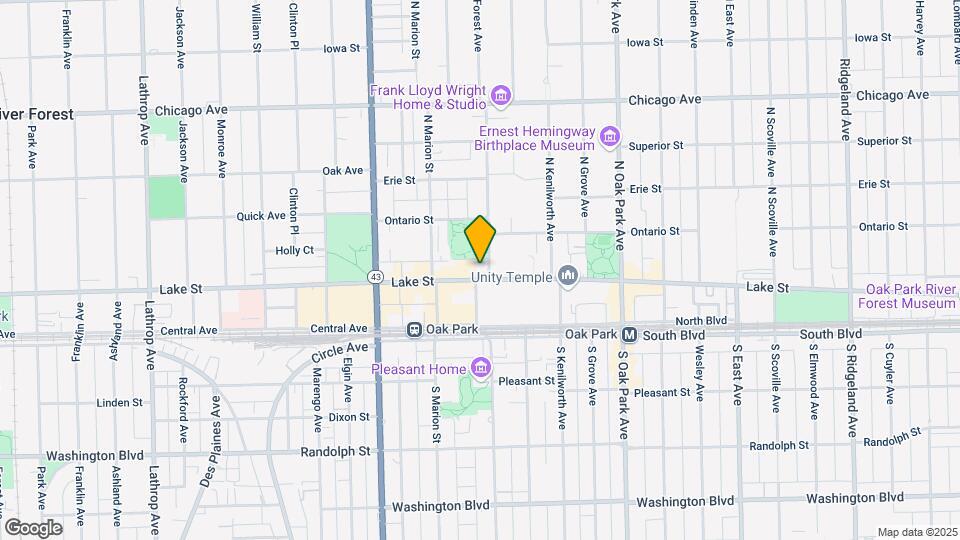 Albion Oak Park Mapa y Detalles de la Ubicación
