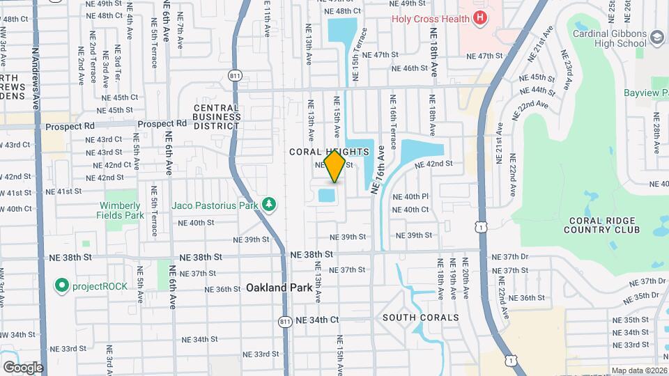 4081 NE 14th Ave Mapa y Detalles de la Ubicación