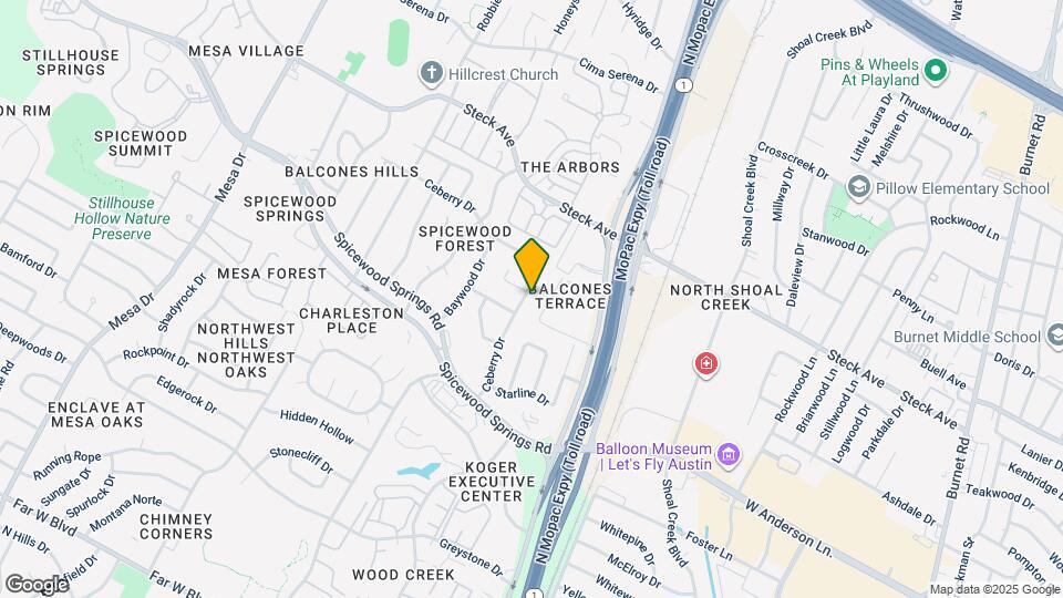 8105 Ceberry Dr Map and Location Details