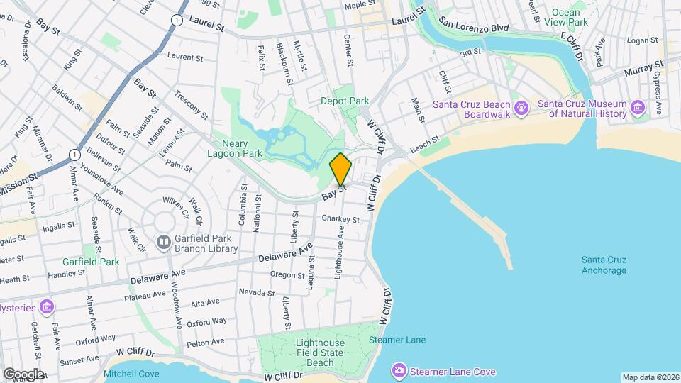 713 Lighthouse Ave Map and Location Details