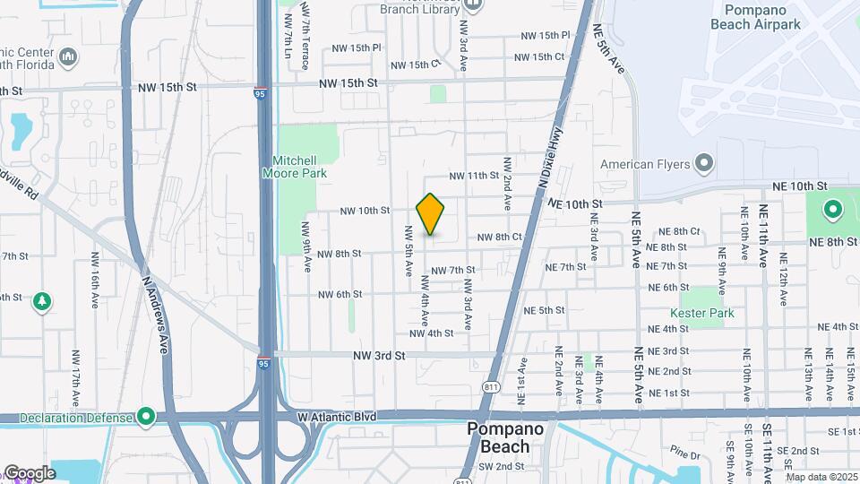 817 NW 3rd Way Map and Location Details