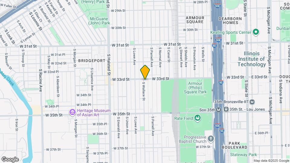 3307 S Wallace St, Unit 2F Mapa y Detalles de la Ubicación