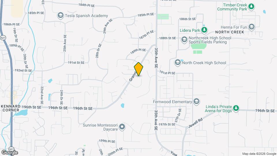 3327 193rd Pl SE Map and Location Details