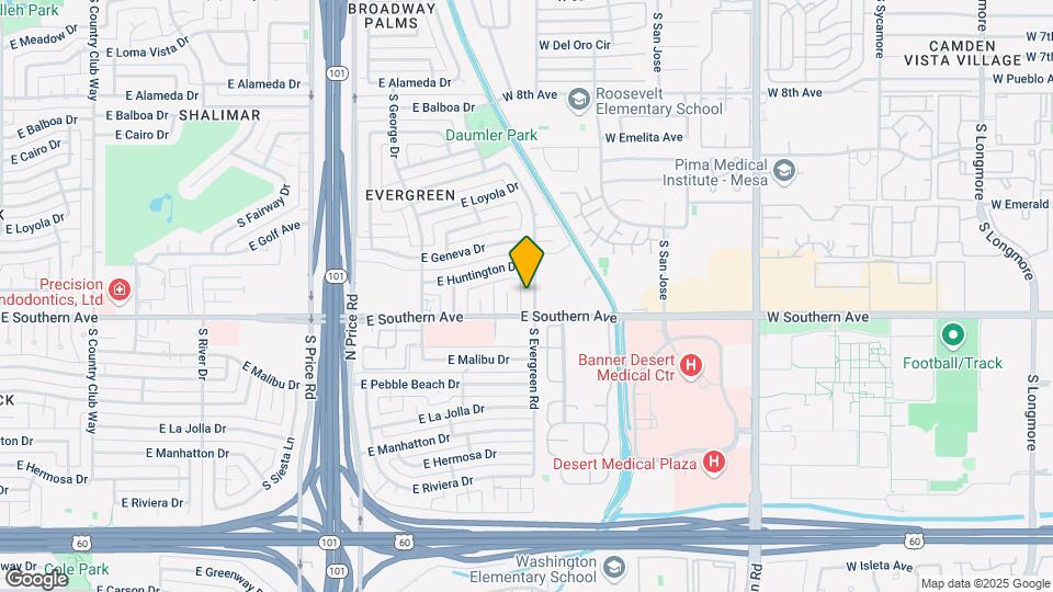 3238 S Evergreen Rd Map and Location Details