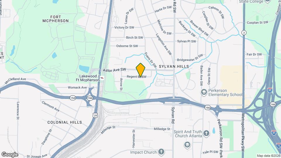 1056 Regent St SW, C Map and Location Details