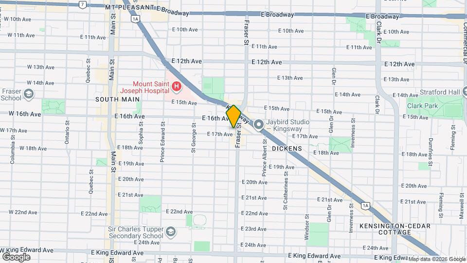 3231-3245 Fraser St Map and Location Details