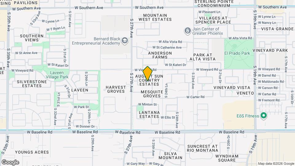 2604 W Maldonado Rd Mapa y Detalles de la Ubicación