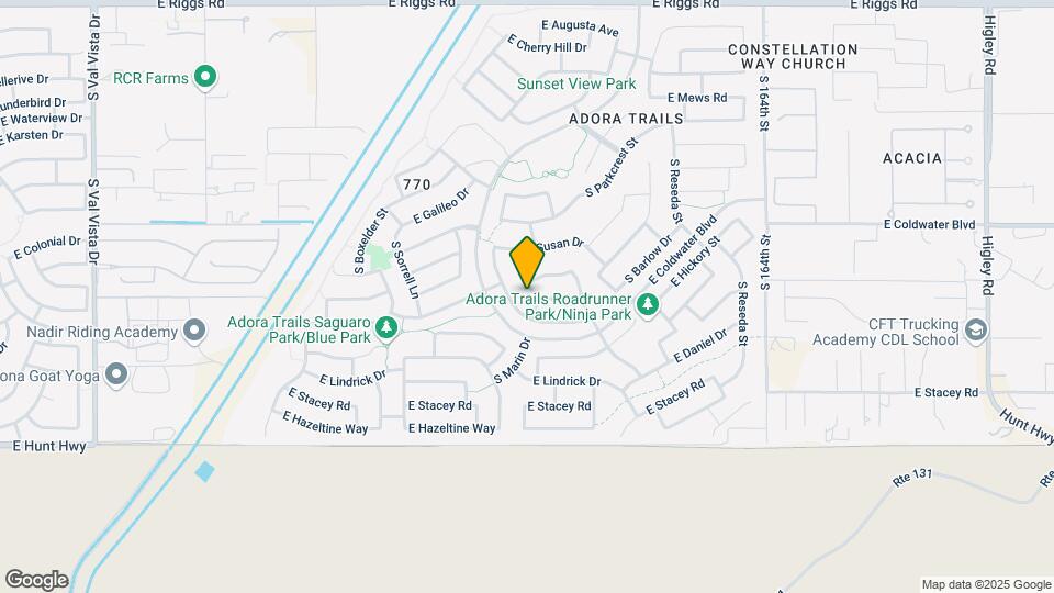 2381 E Brigadier Dr Map and Location Details