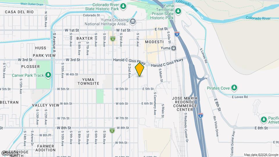 445 S 1st Ave Map and Location Details