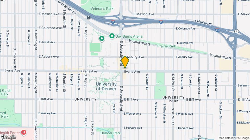 University Lofts Mapa y Detalles de la Ubicación
