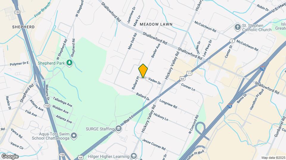 2157 Vaden Village Dr Map and Location Details