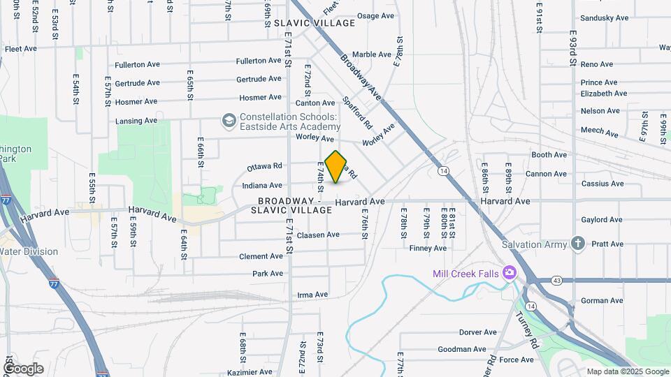 7424 Indiana Ave Mapa y Detalles de la Ubicación
