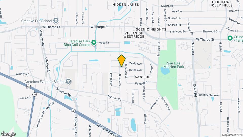 1309 Bonnie Dr Map and Location Details