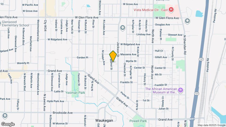 739 Walnut St Map and Location Details