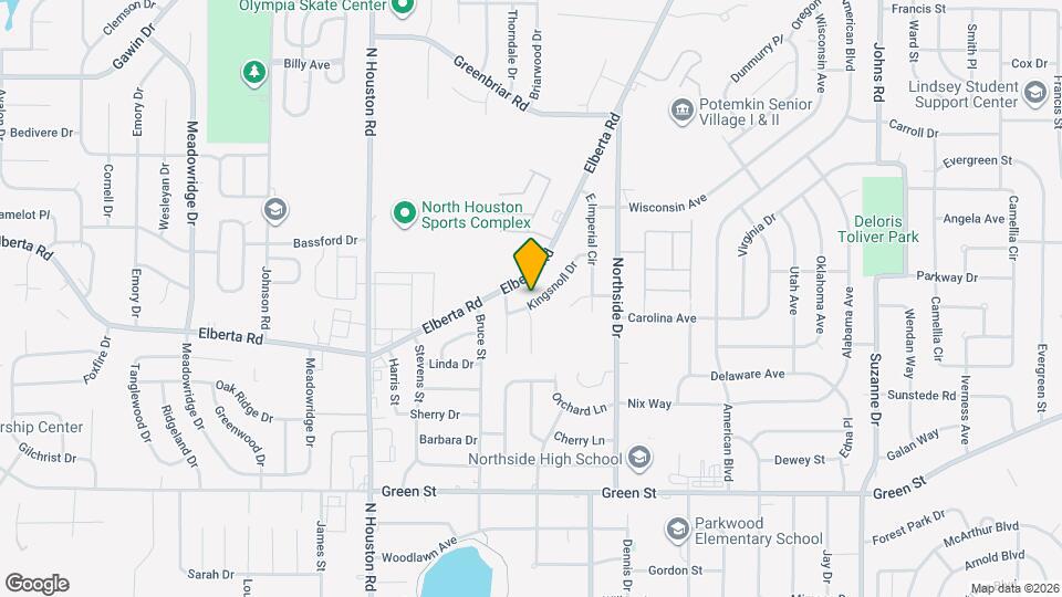 106 Kingsnoll Dr Mapa y Detalles de la Ubicación