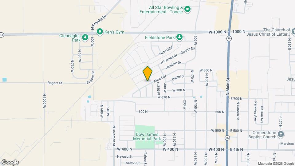 402 Alfred Dr Map and Location Details