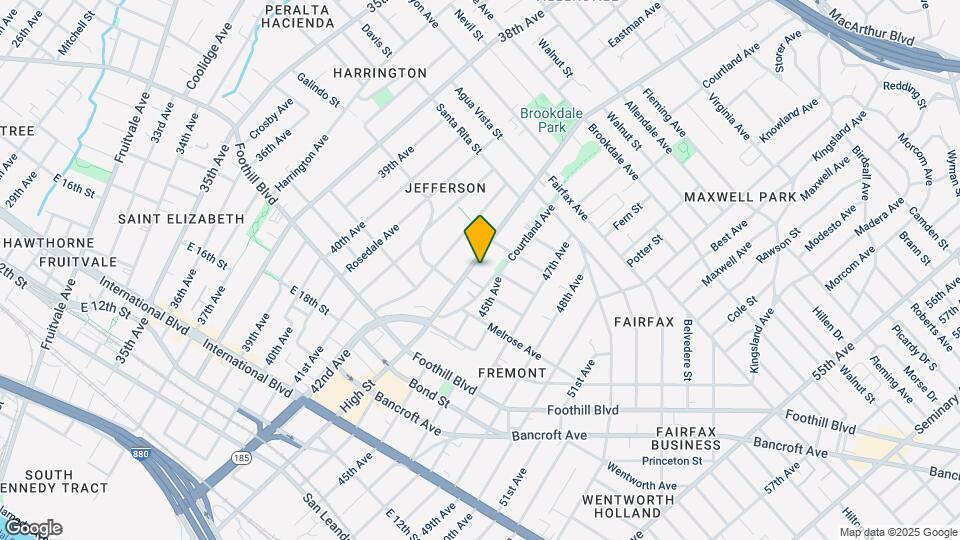 2132 High St Mapa y Detalles de la Ubicación