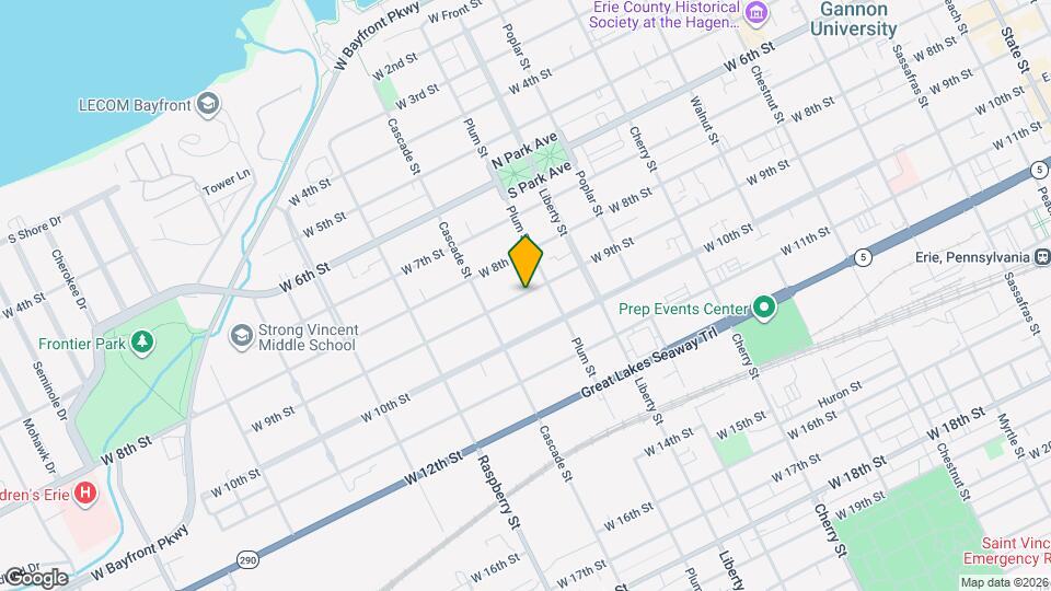 913 W 9th St, Unit 913 Map and Location Details