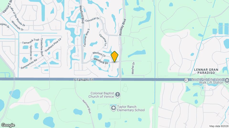 303 Wexford Terrace Map and Location Details