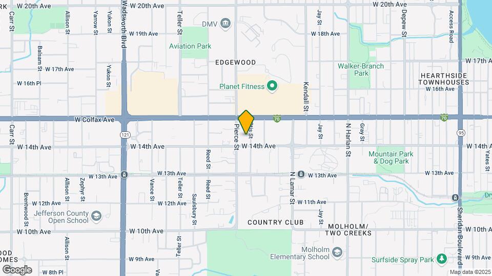 1435 Otis St Map and Location Details