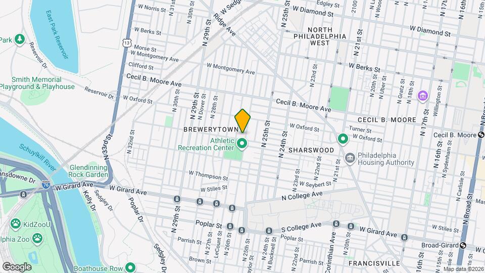 1504 N 26th St Map and Location Details