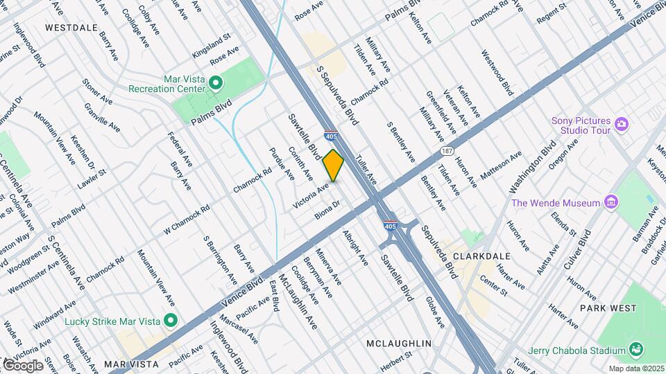 3719 Sawtelle Blvd, Unit atinaproperties@gmail.com Map and Location Details