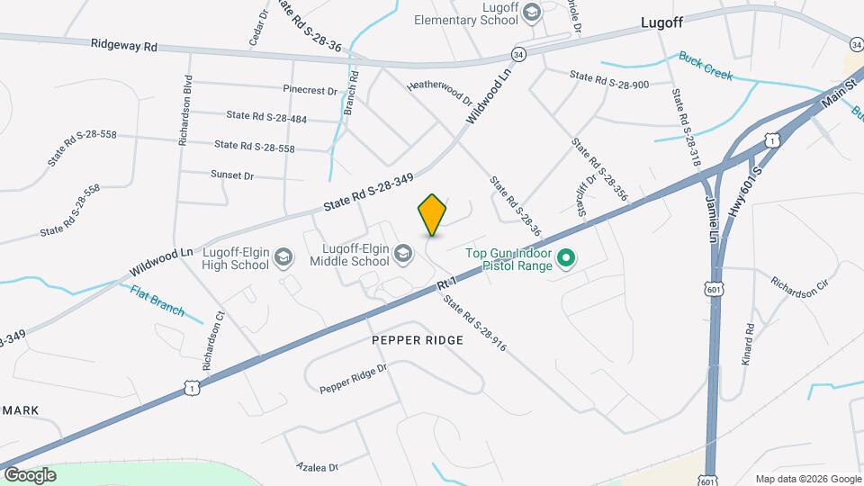 28 Paces Run Map and Location Details