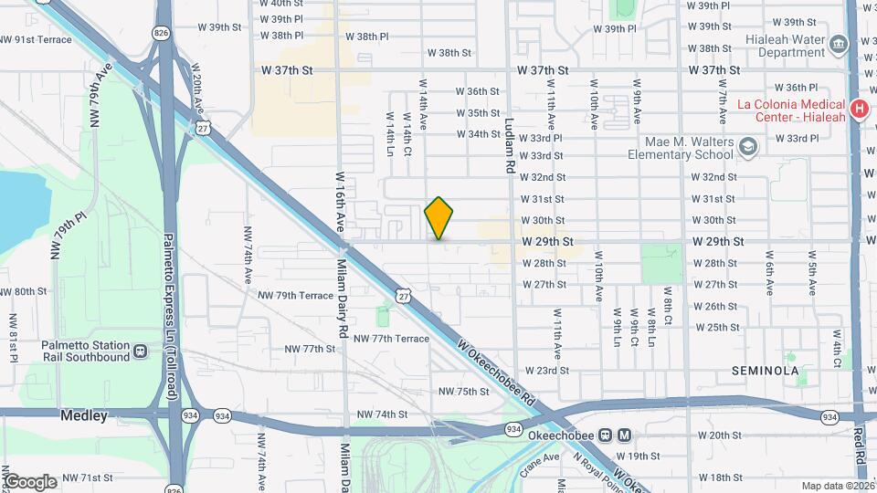 1366 W 29th St Map and Location Details