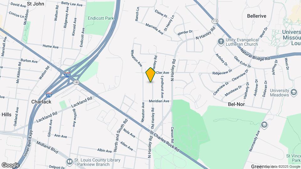 2831 Old Hanley Rd Map and Location Details