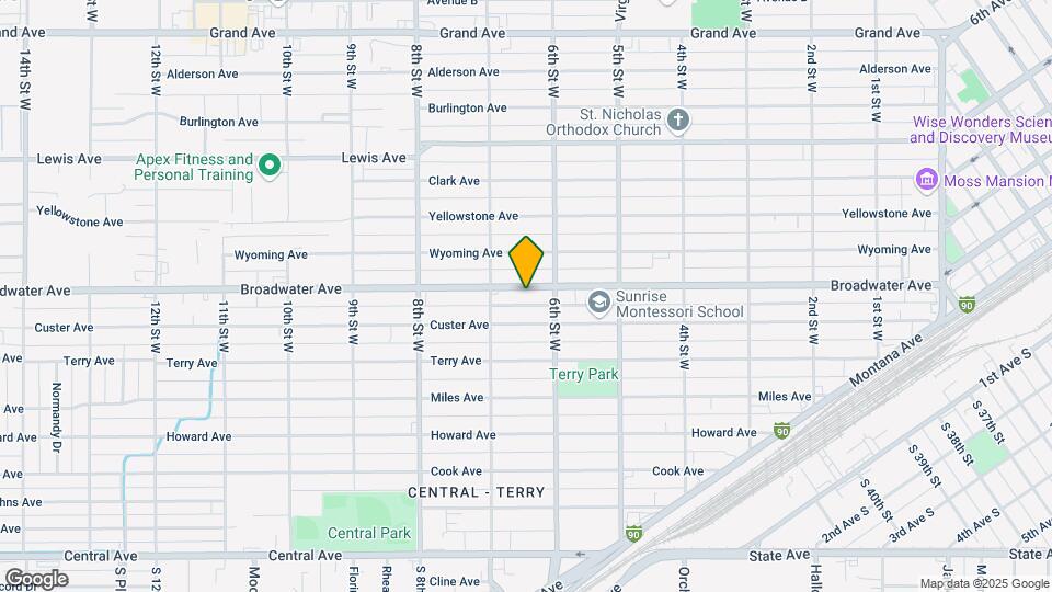 620 Broadwater Ave Map and Location Details