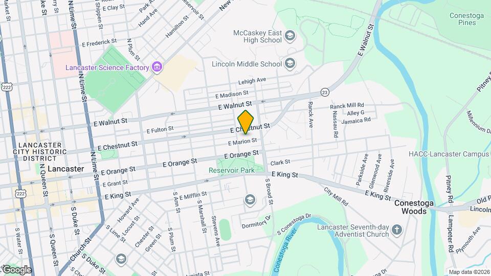 819 E Marion St Map and Location Details