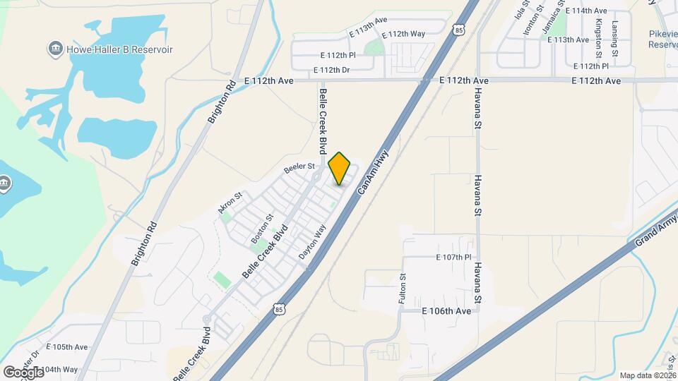 9514 E 109th Dr Map and Location Details