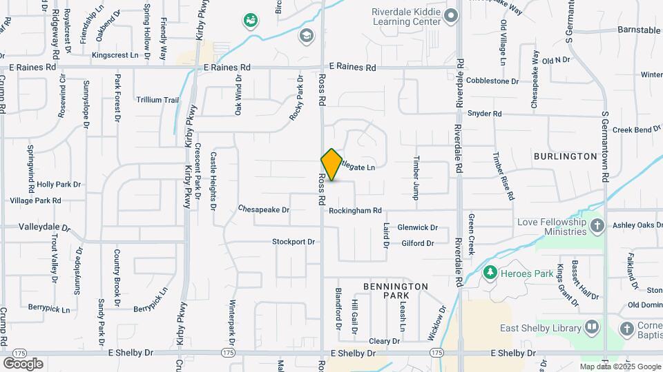 6715 Valley Bend Dr Map and Location Details