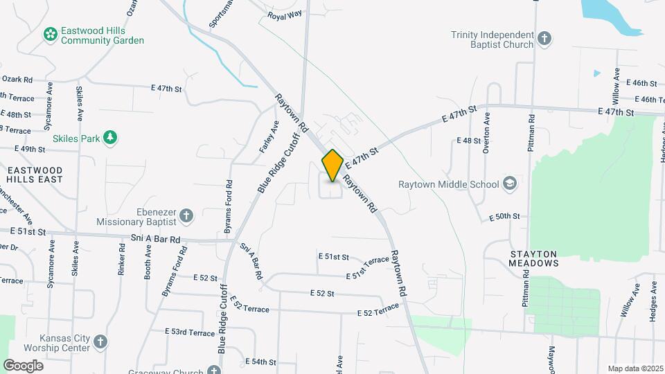 4900 Raytown Rd Map and Location Details