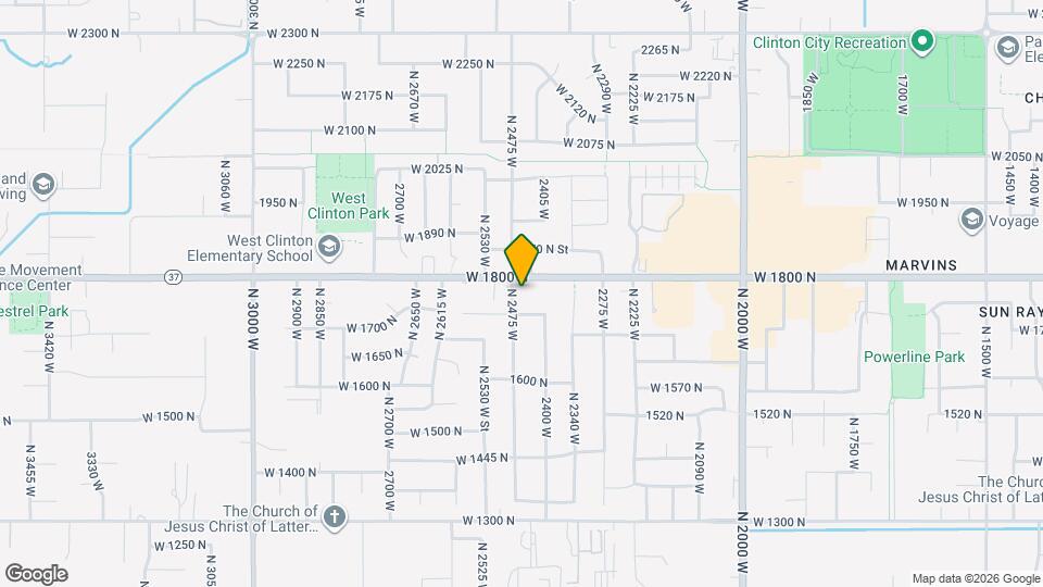 1766 N 2475 W Map and Location Details