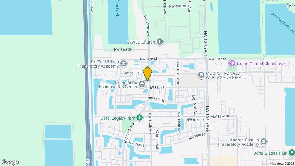 8671 NW 112th Ct Mapa y Detalles de la Ubicación