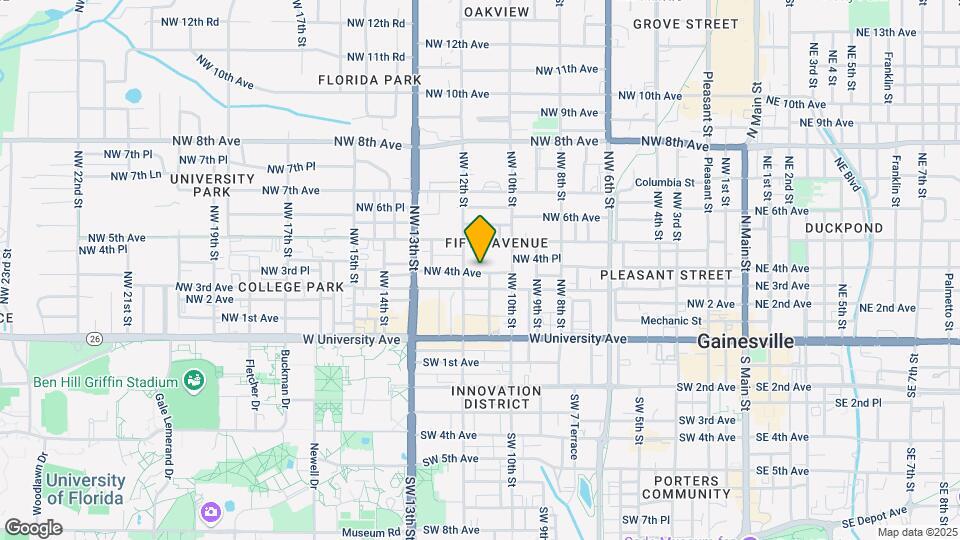 1124 NW 4th Ave Map and Location Details