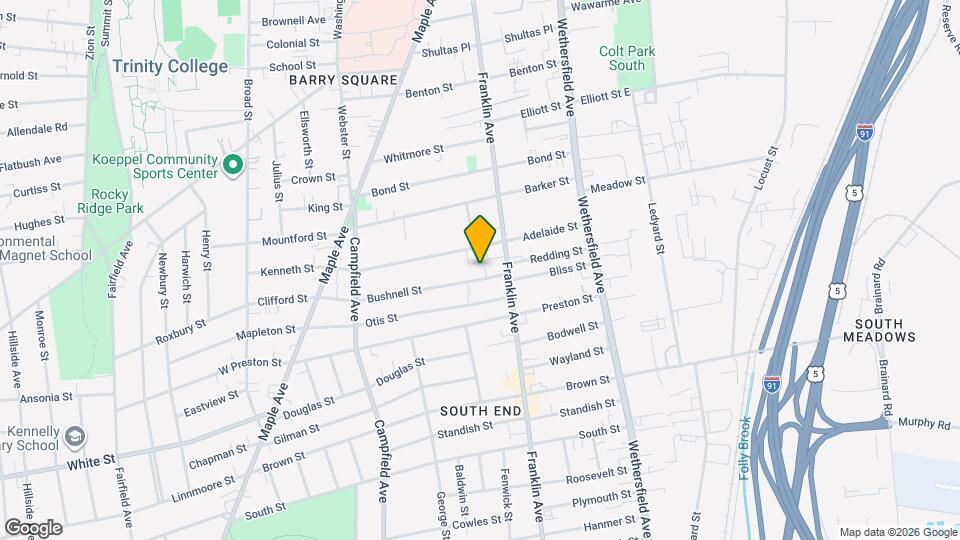 22-24-24 Bushnell St Map and Location Details