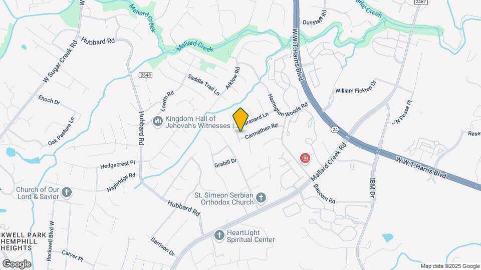 2542 Carmathen Rd Map and Location Details