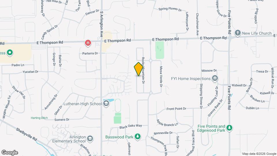 5309 Waterton Lakes Dr Map and Location Details